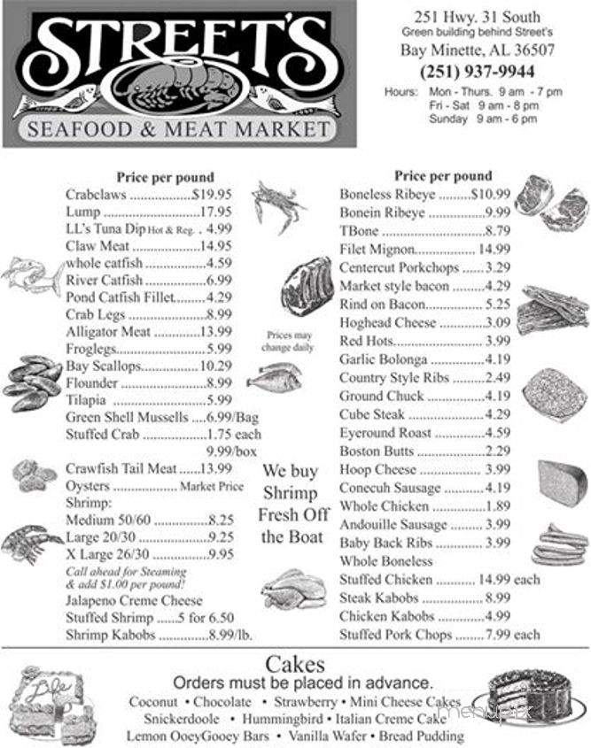 /5203875/Streets-Seafood-Bay-Minette-AL - Bay Minette, AL