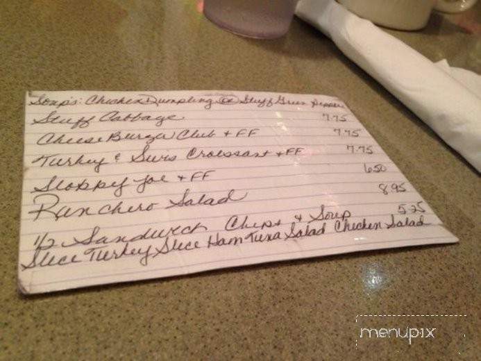 Mayberry Junction - Manteno, IL menu_pic