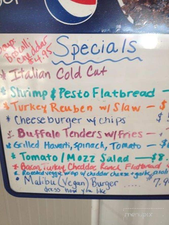 Malia's Cafe - Ocean City, MD menu_pic