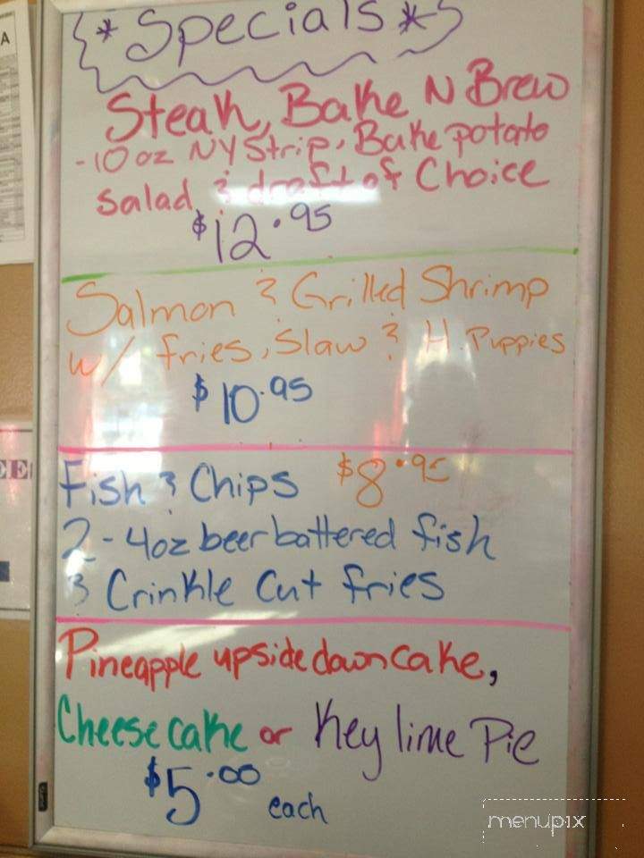 Ossahatchee Oyster Bar - Ellerslie, GA menu_pic