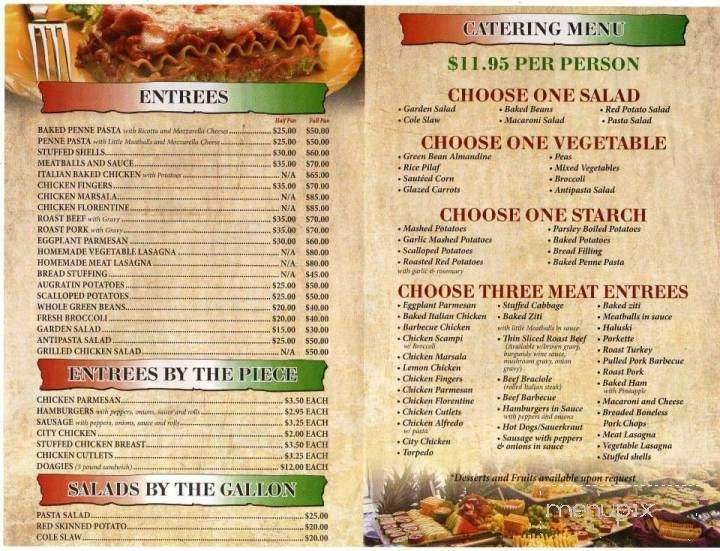 Scicchitano Buono Pizza - Kulpmont, PA menu_pic
