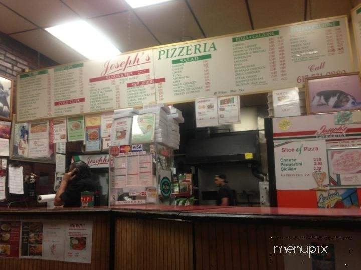 Joseph's Pizza - Hull, MA menu_pic