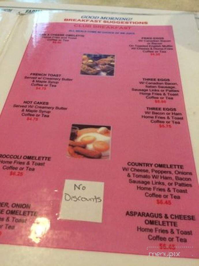 Fairborn Family Diner & Restaurant - Fairborn, OH menu_pic