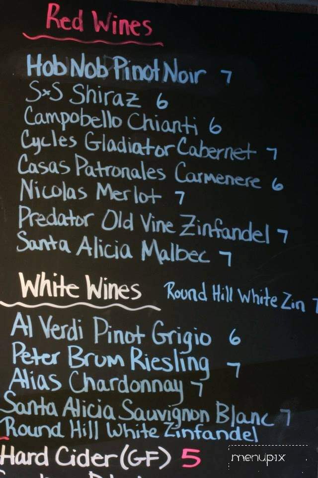 Bacchus - Troy, NY menu_pic