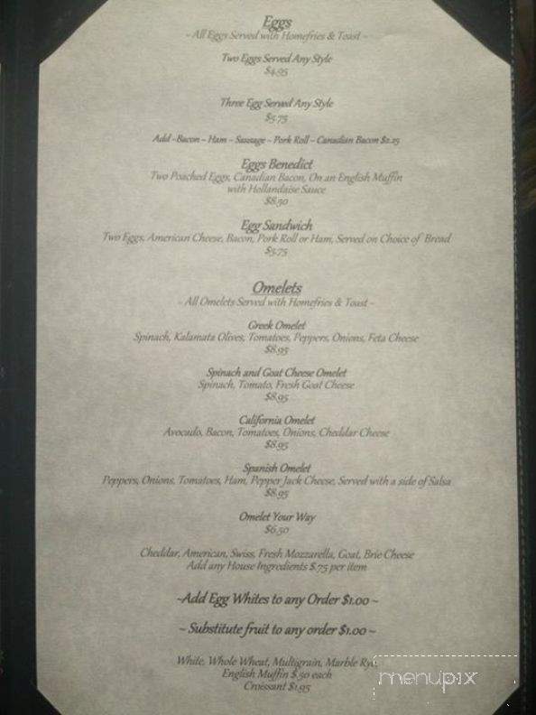 Blue Peach Cafe - Manasquan, NJ menu_pic