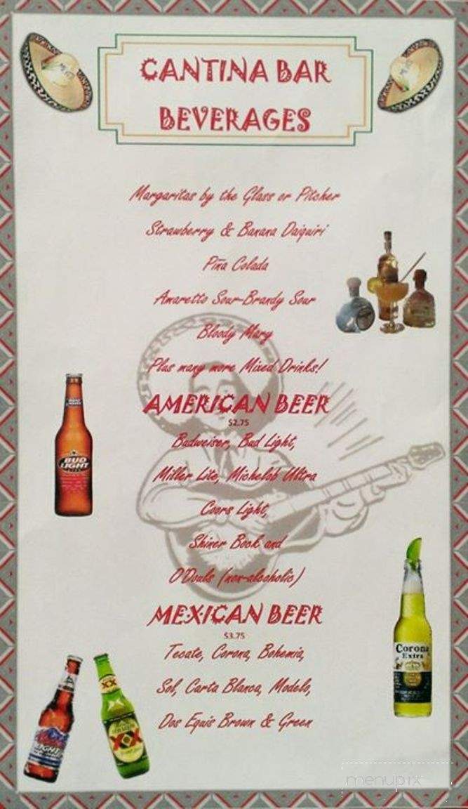 Eldorado Mexican Restaurant - Crowley, LA menu_pic