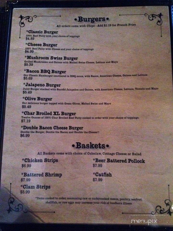 101 Center - Ithaca, MI menu_pic