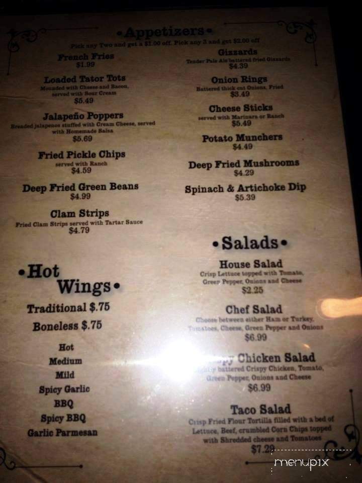 101 Center - Ithaca, MI menu_pic