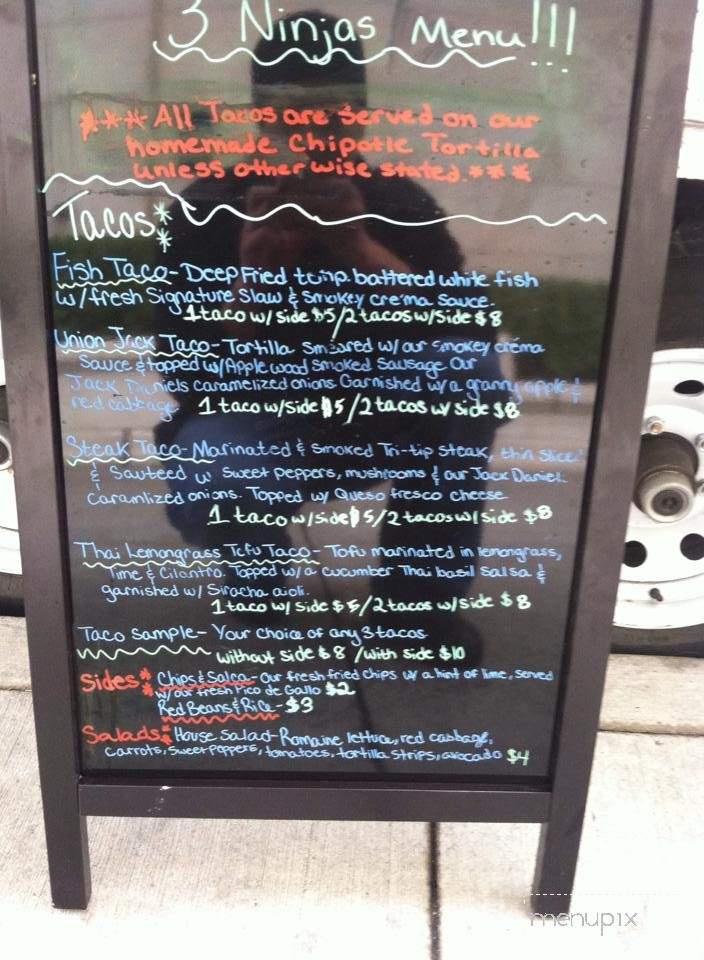 3 Ninjas - Spokane, WA menu_pic
