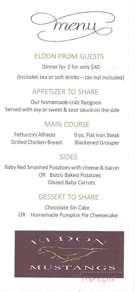 4th Street Bistro - Eldon, MO menu_pic