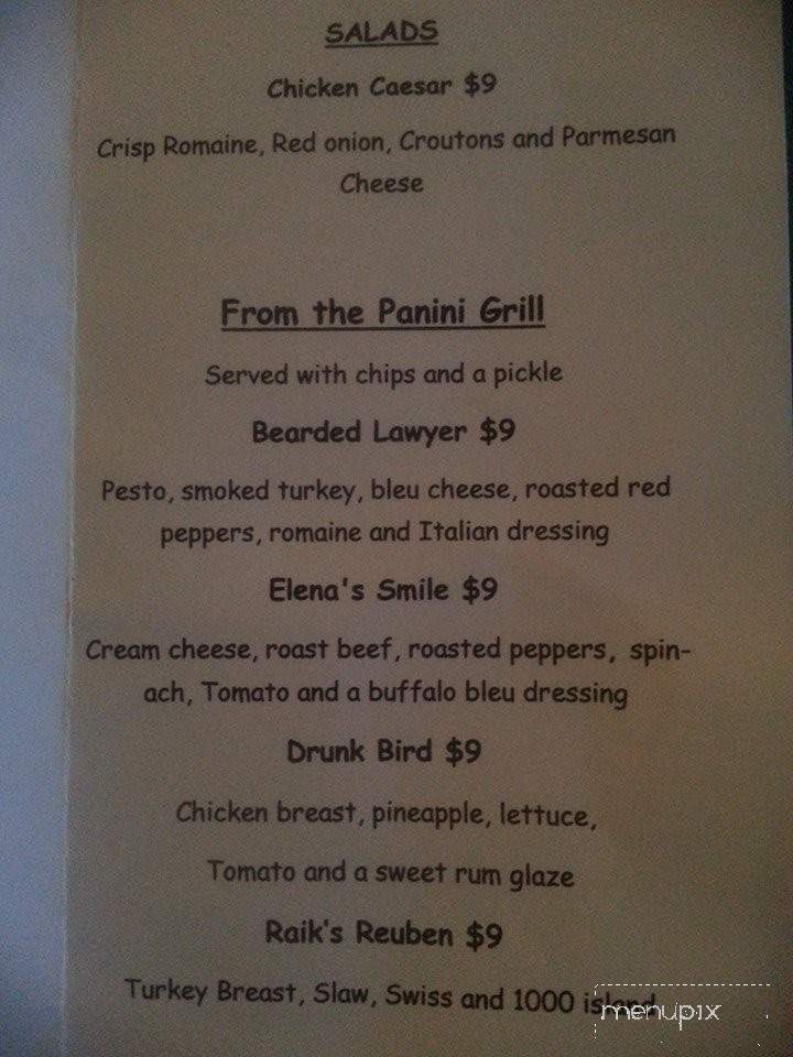 522 Pub & Grill - Manistee, MI menu_pic