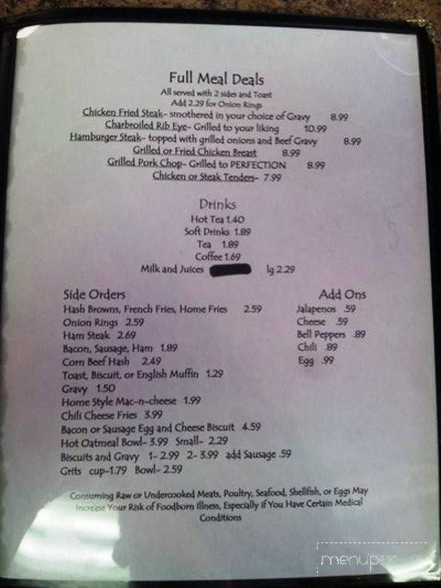 61st Street Diner - Galveston, TX menu_pic