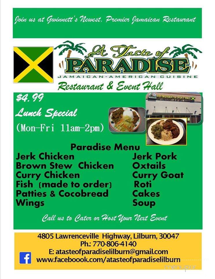 /380261705/A-Taste-of-Paradise-Jamaican-Restaurant-Lilburn-GA - Lilburn, GA