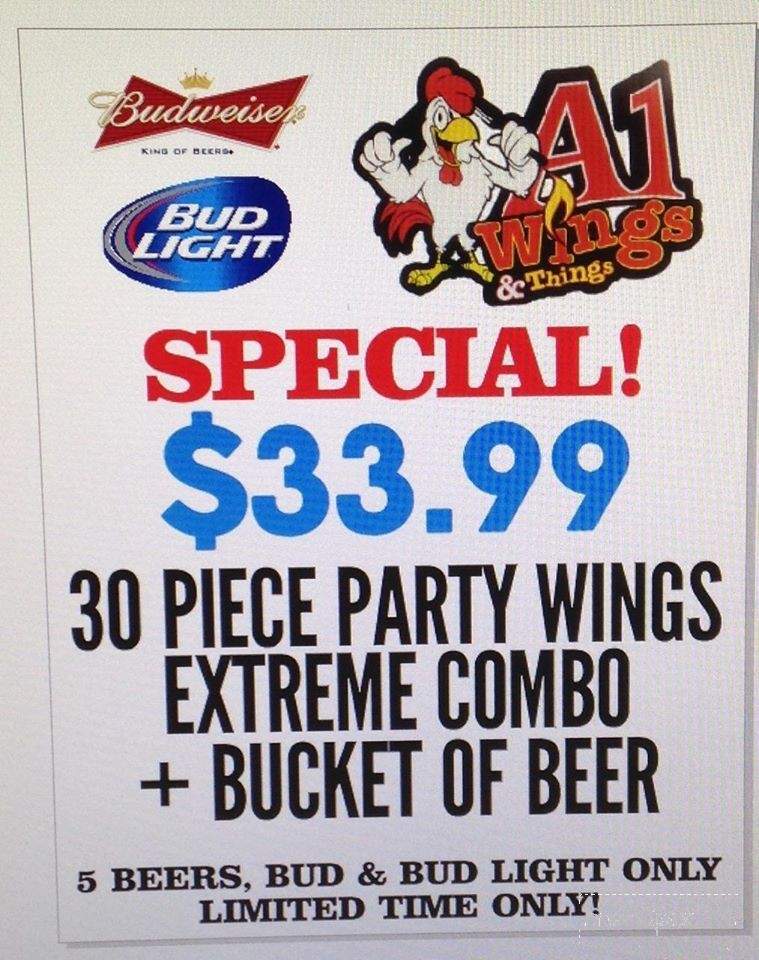 A-1 Wings & Things - Batesville, MS menu_pic