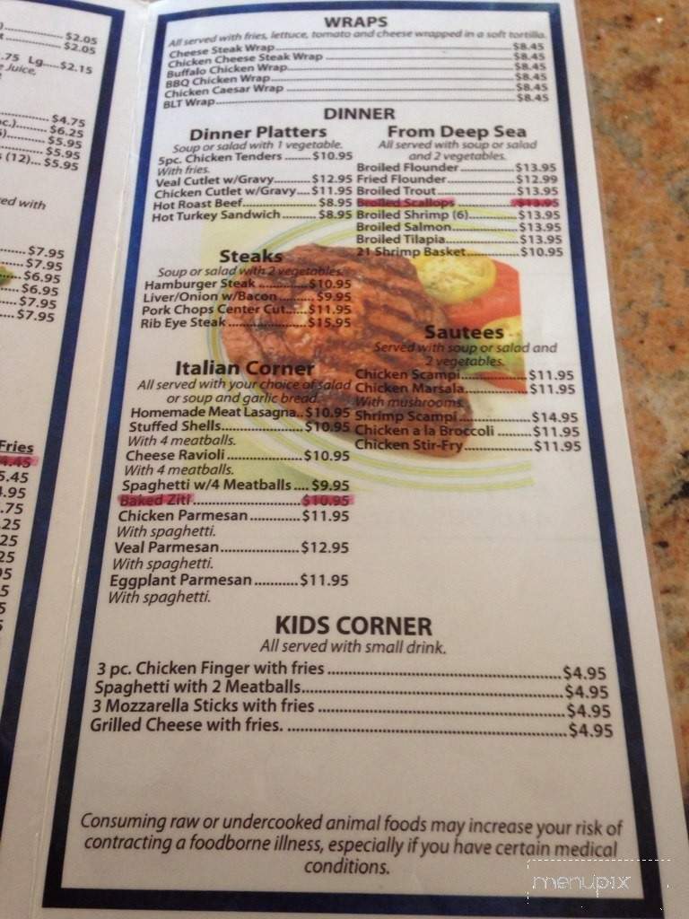 Aberdeen Diner - Aberdeen, MD menu_pic