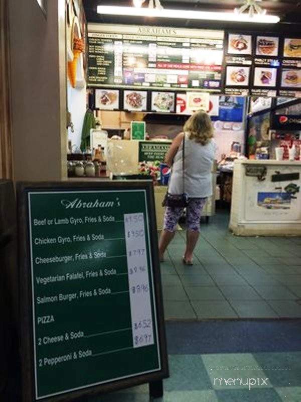 Abraham's - Myrtle Beach, SC menu_pic