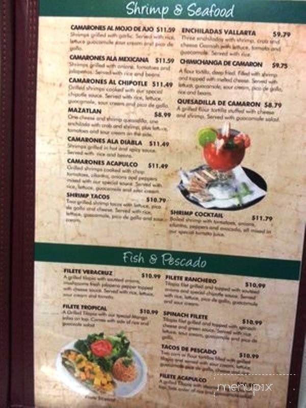 Acapulco Mexican Grill - Wahoo, NE menu_pic