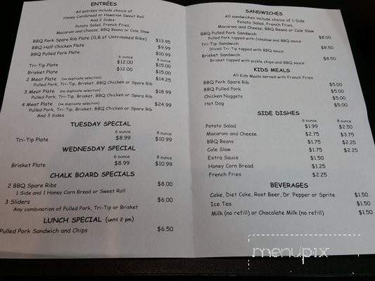 Ace's BBQ - La Habra, CA menu_pic