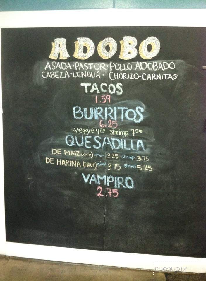 Adobo Grill - Los Angeles, CA menu_pic