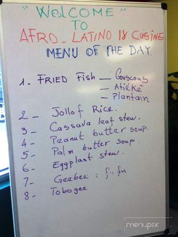 Afro-Latino 18 Cuisine - Fargo, ND menu_pic