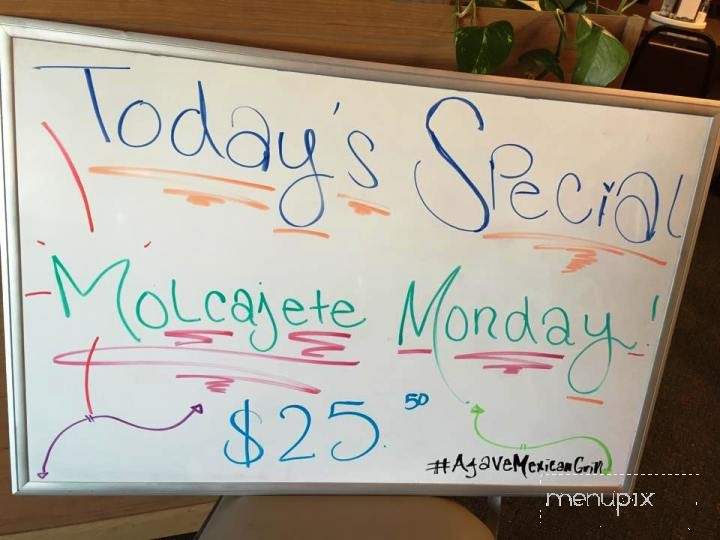Agave Mexican Grill - Anchorage, AK menu_pic