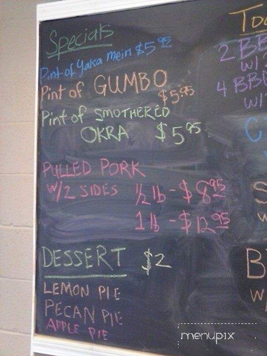 Algiers Joint - New Orleans, LA menu_pic