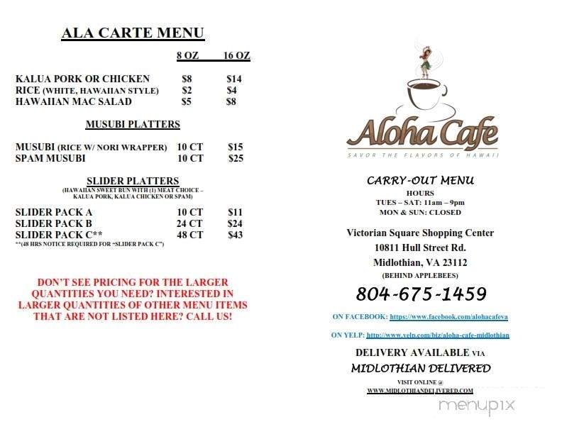 /380255563/Aloha-Cafe-Midlothian-VA - Richmond, VA