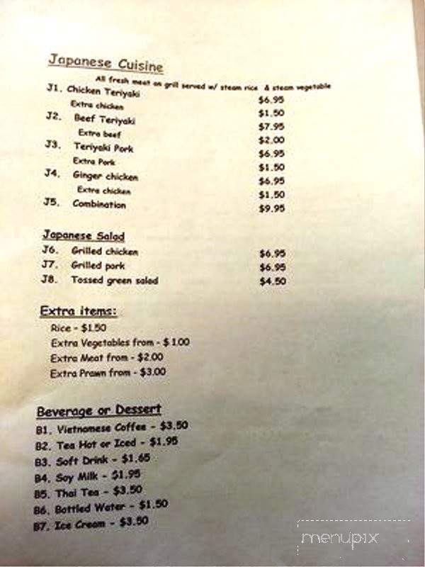 Asian Grill and More 1 - Mount Vernon, WA menu_pic