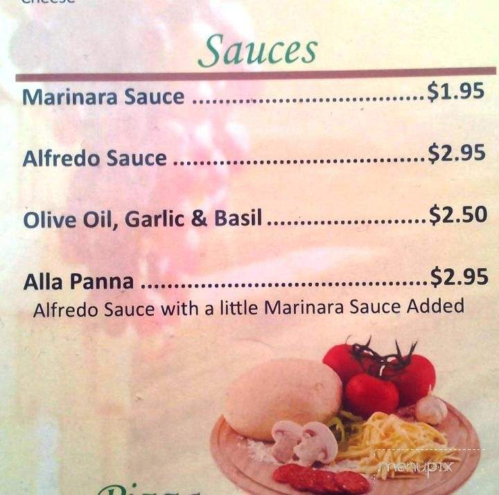 Avanzare - Paragould, AR menu_pic