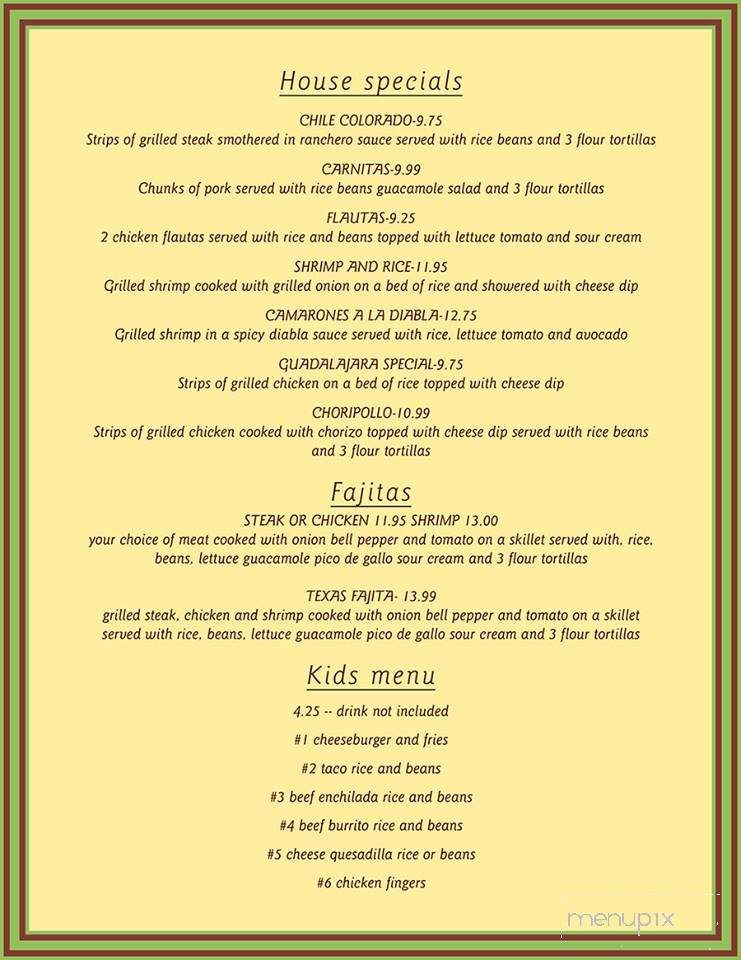 Avocados - Cincinnati, OH menu_pic