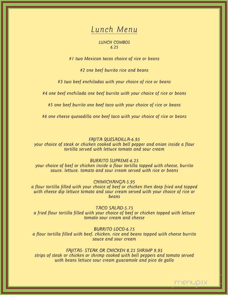 Avocados - Cincinnati, OH menu_pic