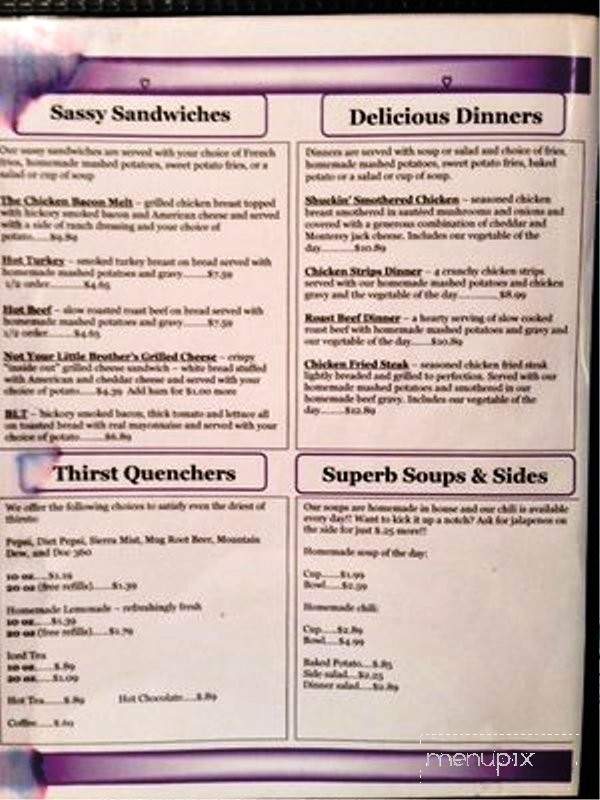 Aw Shucks Cafe - Kadoka, SD menu_pic