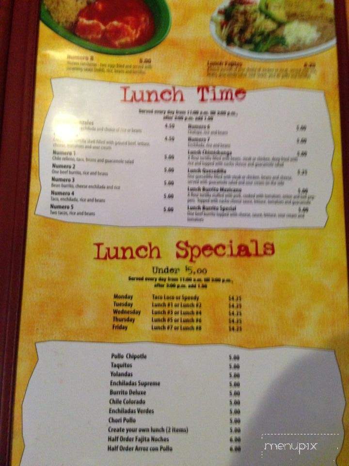 Ayala's Grill & Bar - Dayton, TN menu_pic