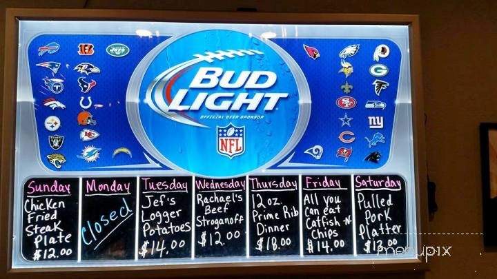 Bailey's Pub & Grub - Colton, OR menu_pic