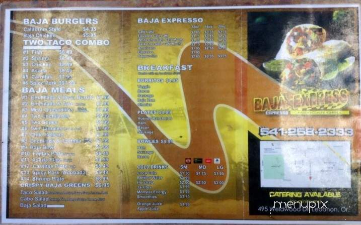 Baja Express Mexican Grill - Lebanon, OR menu_pic