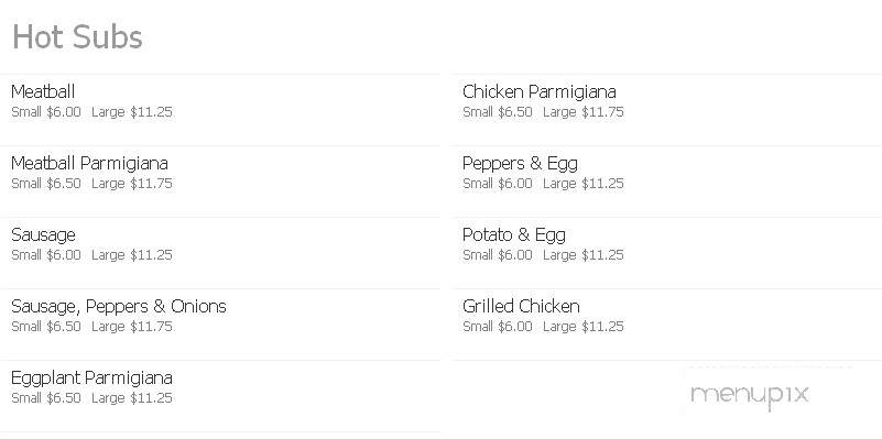 Barbara Ann's Deli & Cafe - Point Pleasant, NJ menu_pic