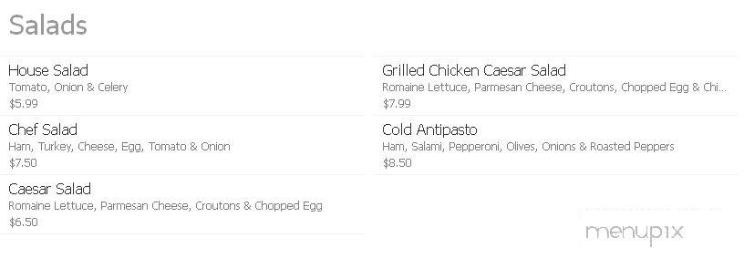 Barbara Ann's Deli & Cafe - Point Pleasant, NJ menu_pic