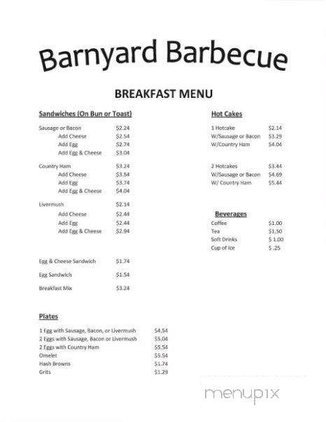/380277600/Barnyard-BBQ-and-Flea-Market-Peachland-NC - Peachland, NC
