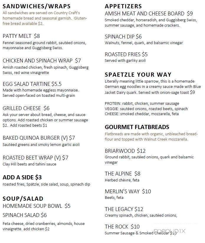 Beehive Cafe - Tiffin, OH menu_pic