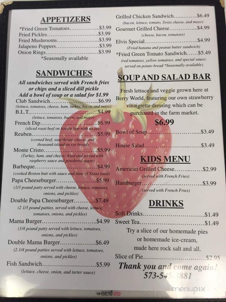 /380252733/Beggs-Berry-World-Cafe-Menu-Benton-MO - Benton, MO