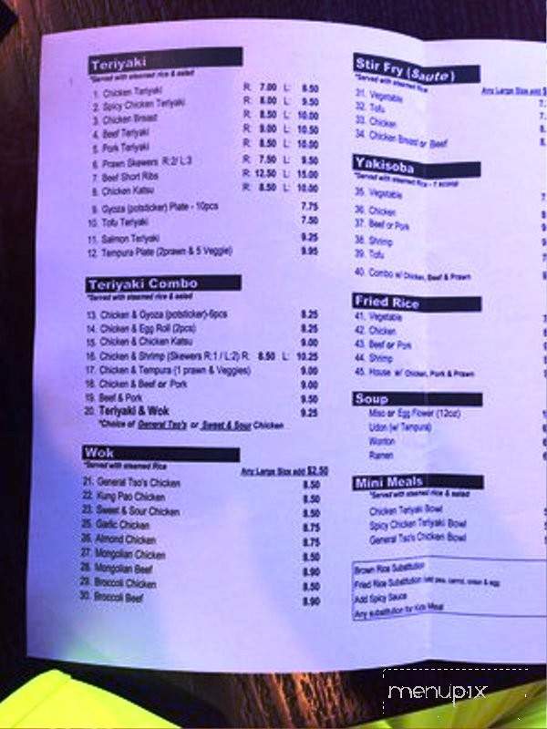 Bento Time - Everett, WA menu_pic