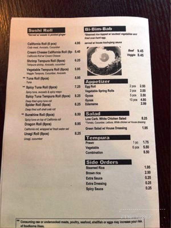 Bento Time - Everett, WA menu_pic
