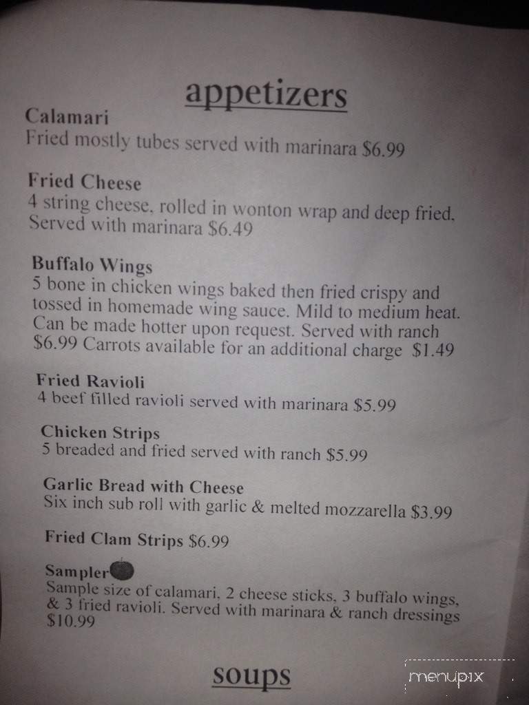 Benvenuti - Arkadelphia, AR menu_pic