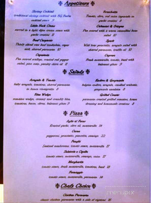 Bg Buda's - Cazenovia, NY menu_pic