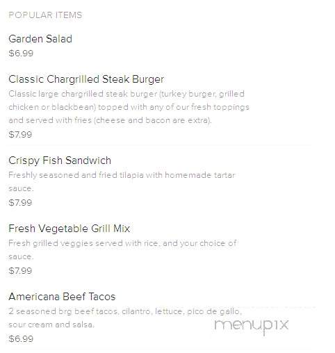 Bgr Grill - Atlanta, GA menu_pic