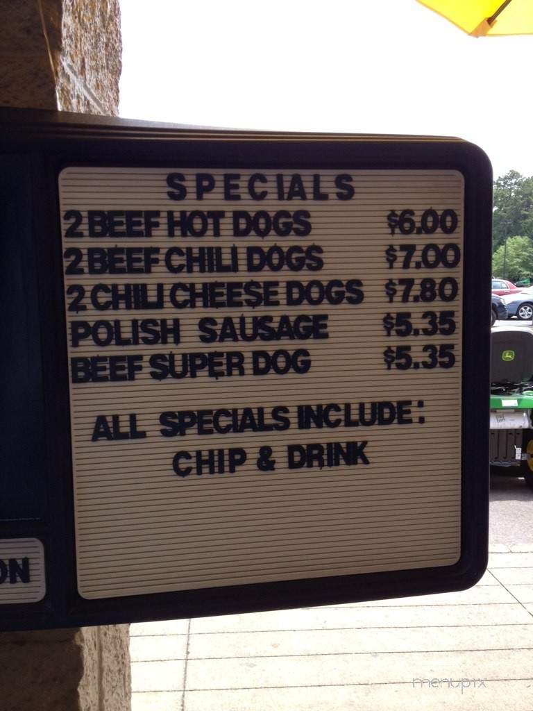 Big Al's Dog Wagon - Birmingham, AL menu_pic