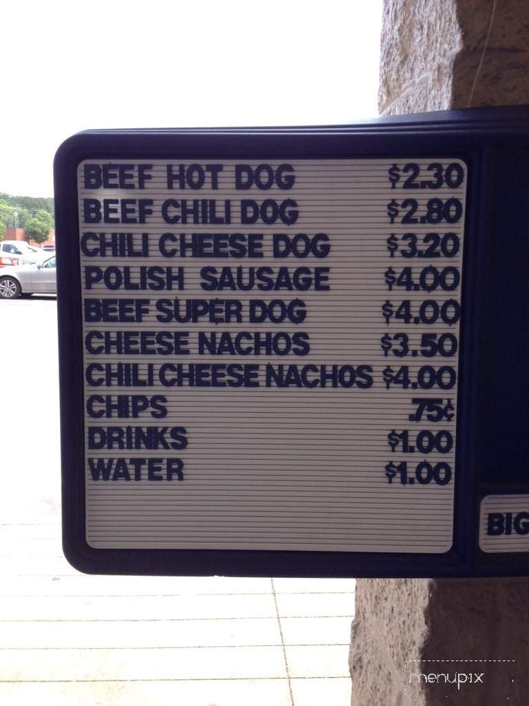 Big Al's Dog Wagon - Birmingham, AL menu_pic