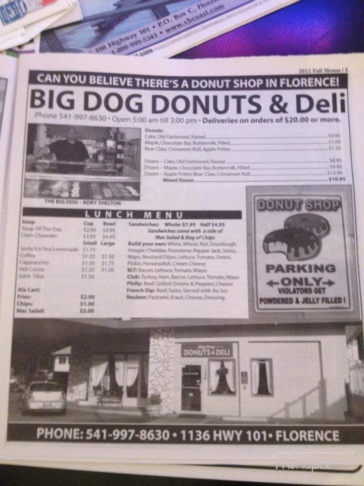 /380282769/Big-Dog-Donuts-and-Deli-Florence-OR - Florence, OR