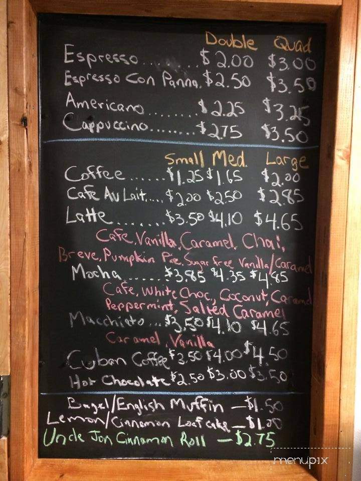 Black Beard Espresso Company - Louisville, KY menu_pic