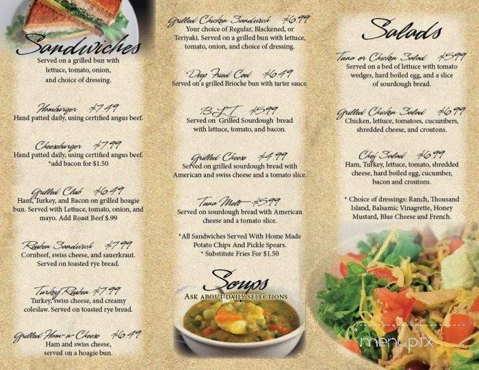 Brewer's - Nicholasville, KY menu_pic